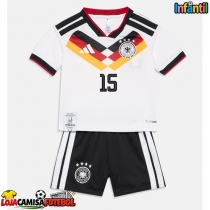 Camisa de Futebol Alemanha Nico Schlotterbeck #15 Equipamento Principal Infantil Mundo 2026 Manga Curta (+ Calças curtas)